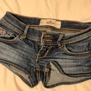 hollister denim jean shorts